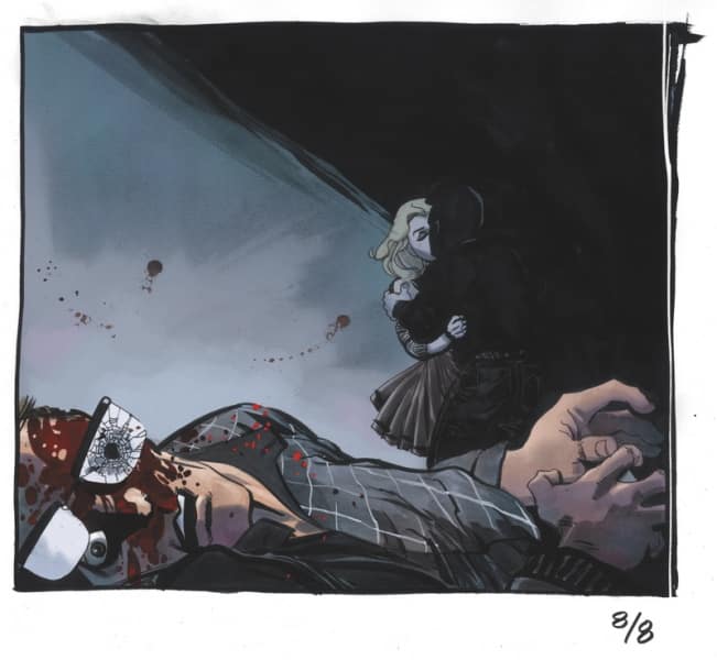 Ilustración para la serie Heroes realizada por Tim Sale