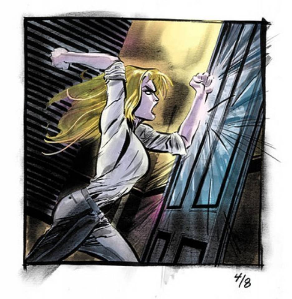 Ilustración para la serie Heroes realizada por Tim Sale