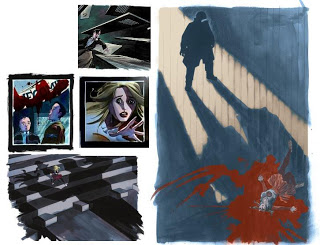 Ilustración para la serie Héroes realizada por Tim Sale