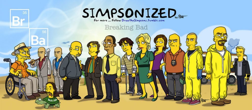 Breaking Bad Simpsonized
