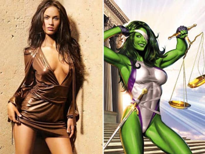 megan fox como hulka