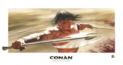 Conan, cuatro candidatos para el reboot del personaje conan litografía de alex ross