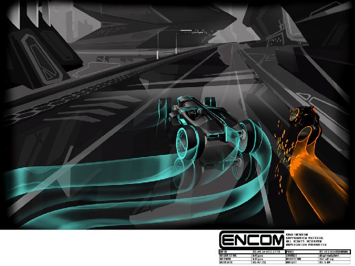 Concept art Tron Legacy