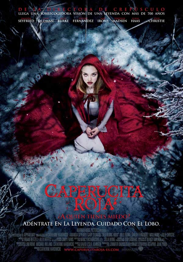 Tráiler en español de 'Caperucita Roja' ('Red Riding Hood') póster de caperucita roja