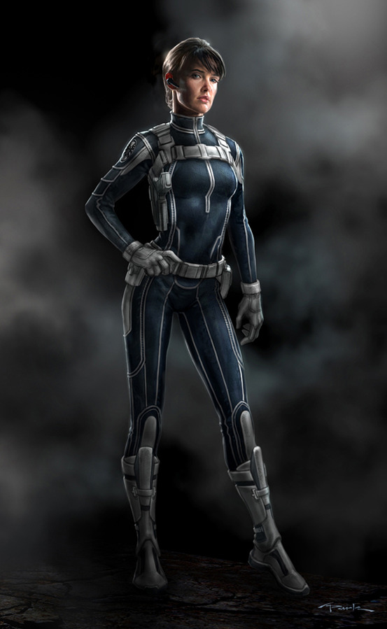 Maria Hill en Los Vengadores por Andy Park