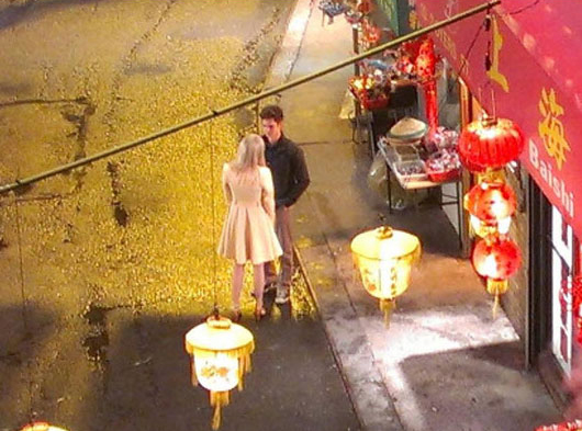 emma stone y andrew garfield en the amazing spider-man 2