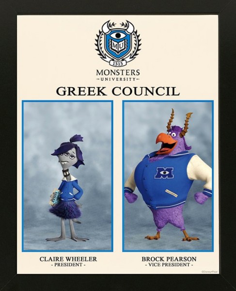 Monstruos University greek council