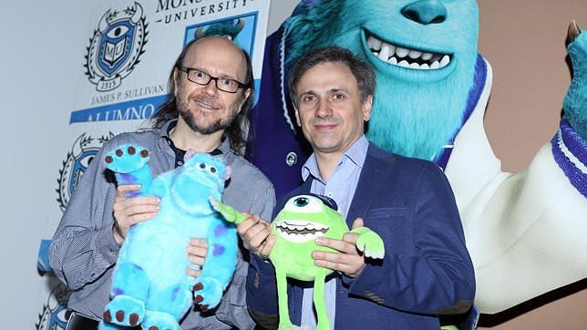 Santiago Segura y José Mota en Monstruos University