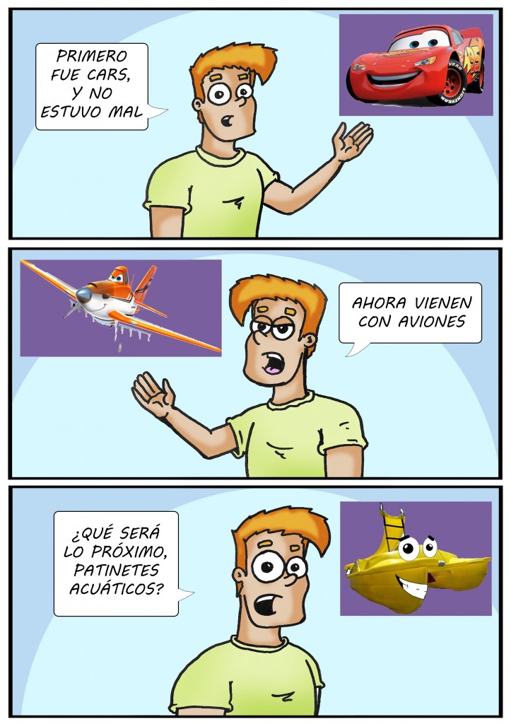 Tira 022 de 'Willy, extra de cine y friki', de Luis Orús