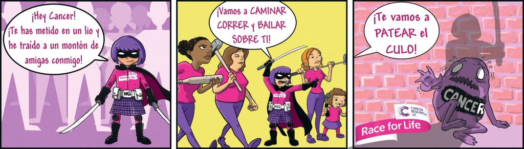 HIT GIRL contra el cancer