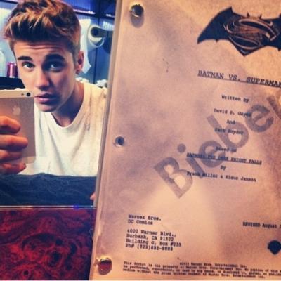 Justin Bieber en Batman v Superman