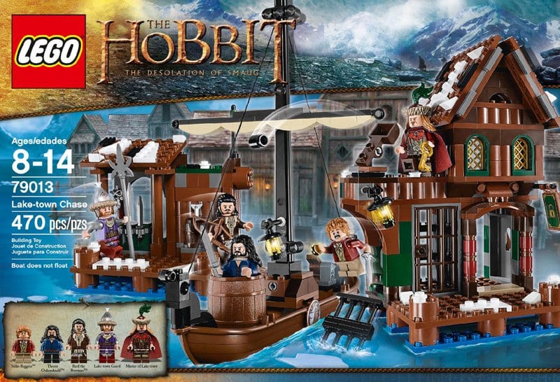 LEGO une sus fuerzas a Bilbo y Gandalf en la lucha contra Smaug persecución en ciudad del lago
