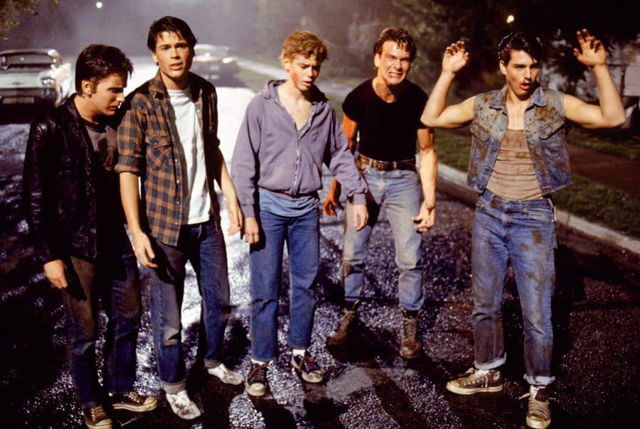 rob lowe y sus compañeros en rebeldes