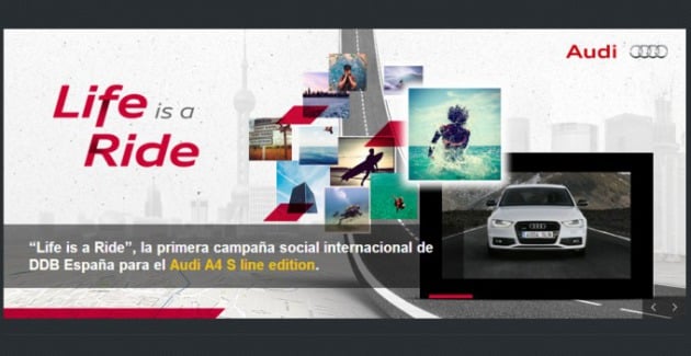 campaña audi life ride