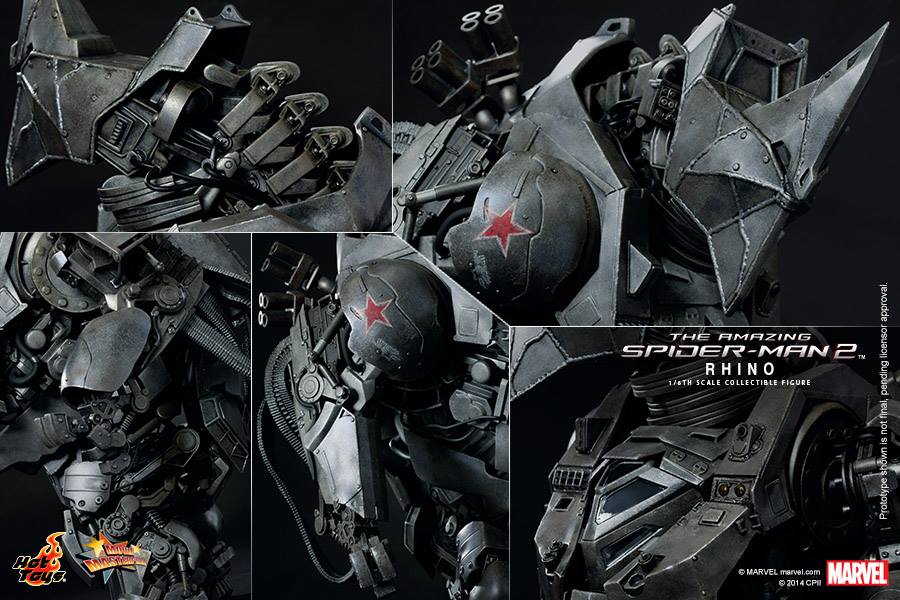 rhino hot toys The Amazing spider-man 2
