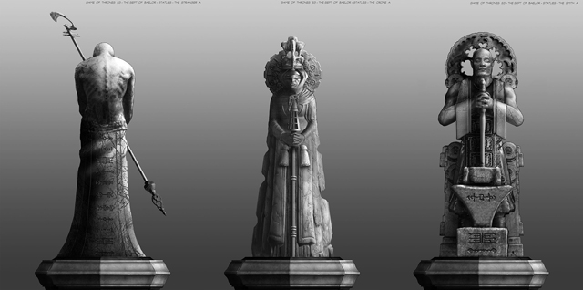 concept art de juego de tronos