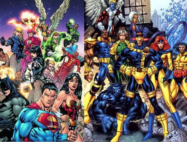 liga de la justicia x-men