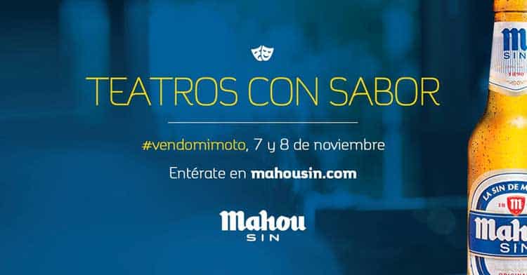 mahou sin nos trae los teatros con sabor