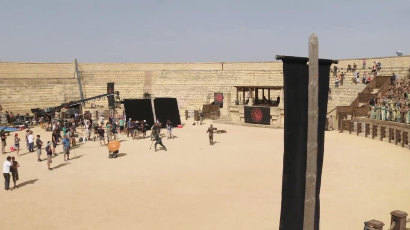 Rodaje en Osuna  de Game of Thrones 5