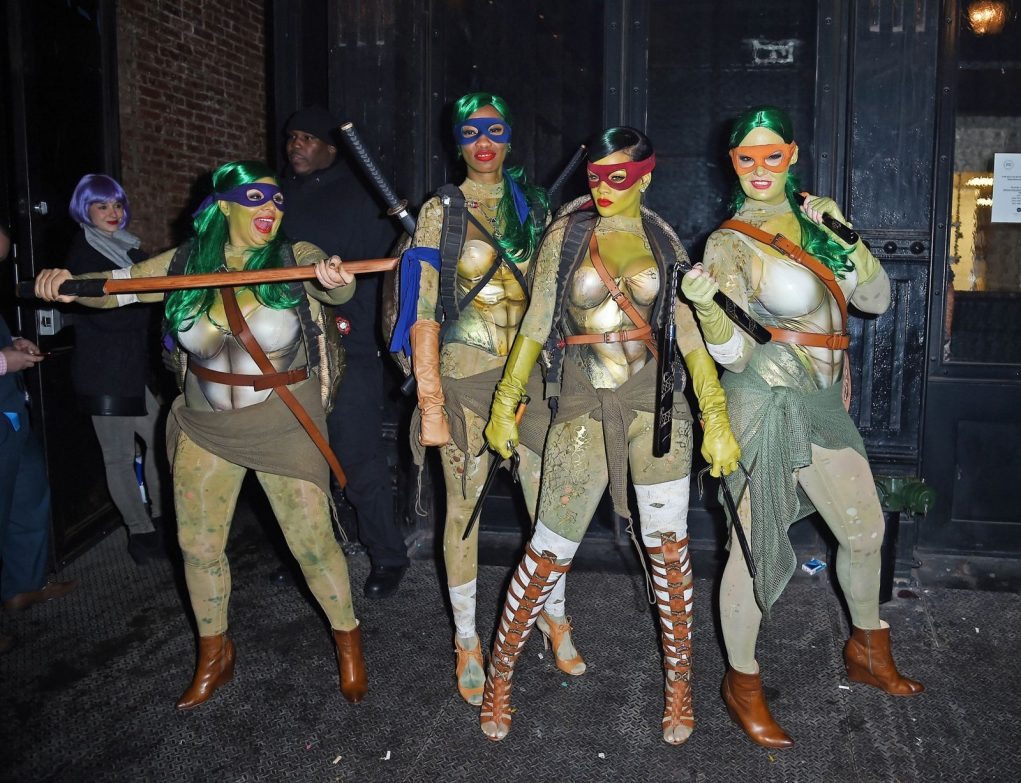 rihanna tortugas ninja
