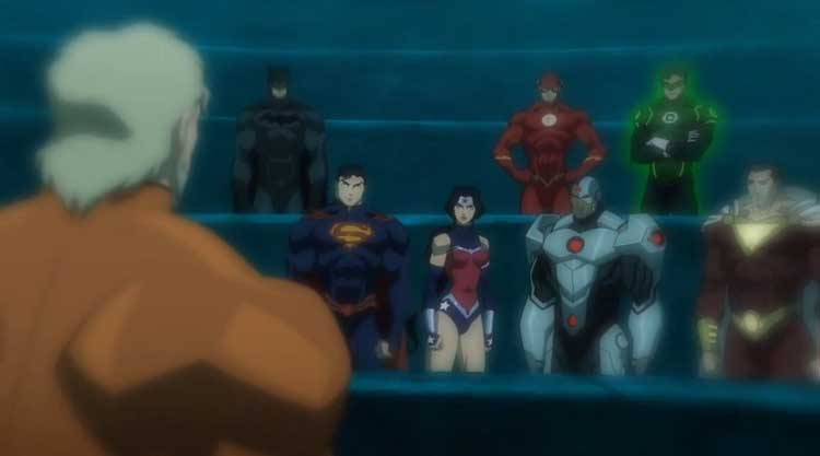 crítica de la liga de la justicia: el trono de atlantis