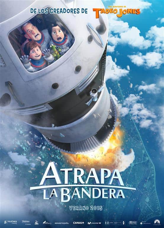 teaser poster de atrapa la bandera