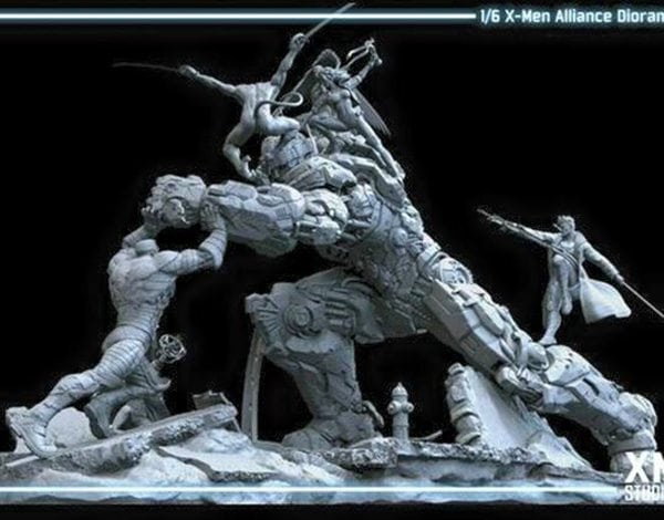 El estudio de estatuas XM Studios cancela sus series de los X-Men y los 4 Fantásticos sentinel diorama x-men
