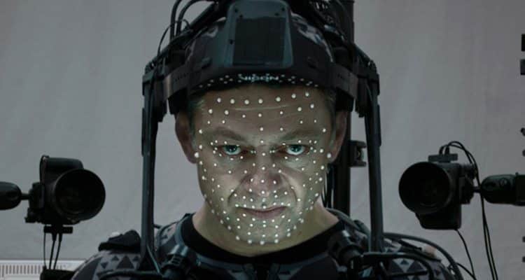 andy serkis en 'star wars: the force awakens'