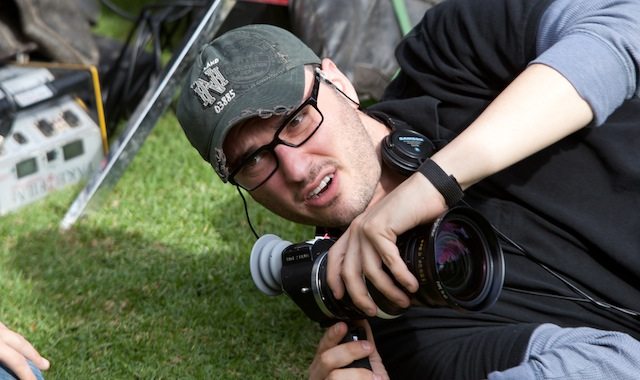 josh trank en el rodaje de chronicle.