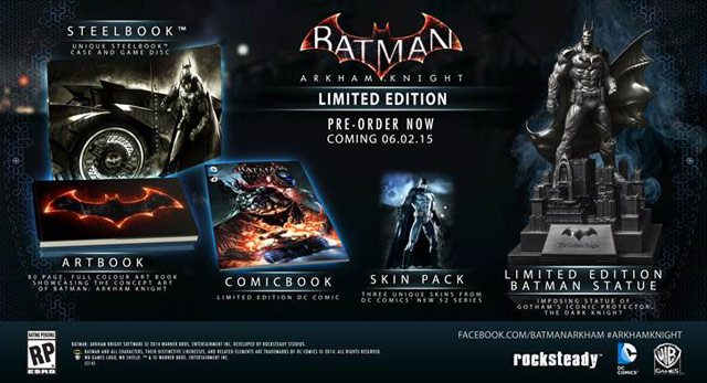 Nueva imagen promocional de 'BATMAN: ARKHAM KNIGHT' edición limitada de batman arkham knight