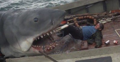 fotograma histórico de 'tiburón' (1975).