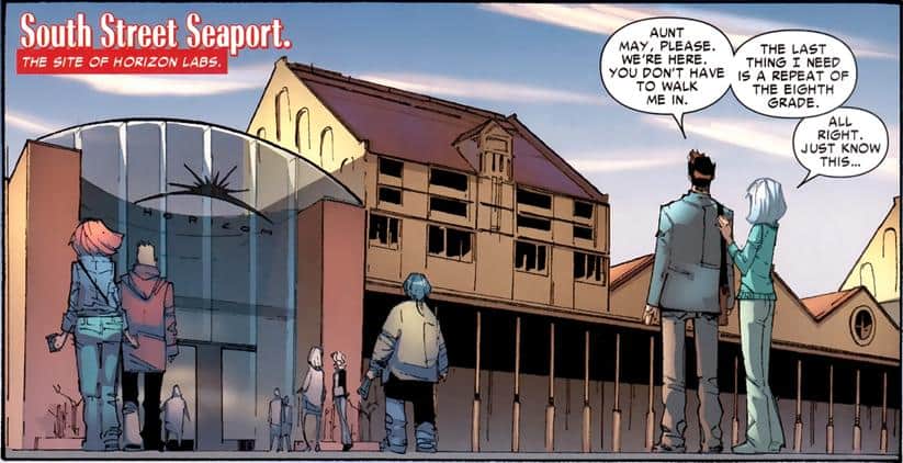 curiosidad: todas las empresas ficticias de marvel en una infografía