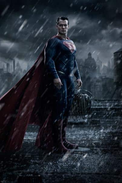 Imagen promocional de Superman (Henry Cavill) para 'Batman v Superman: Dawn of Justice' (2016).