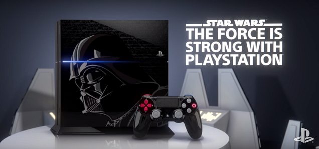 ¡Espectacular PS4 de Star Wars, edición limitada! star wars