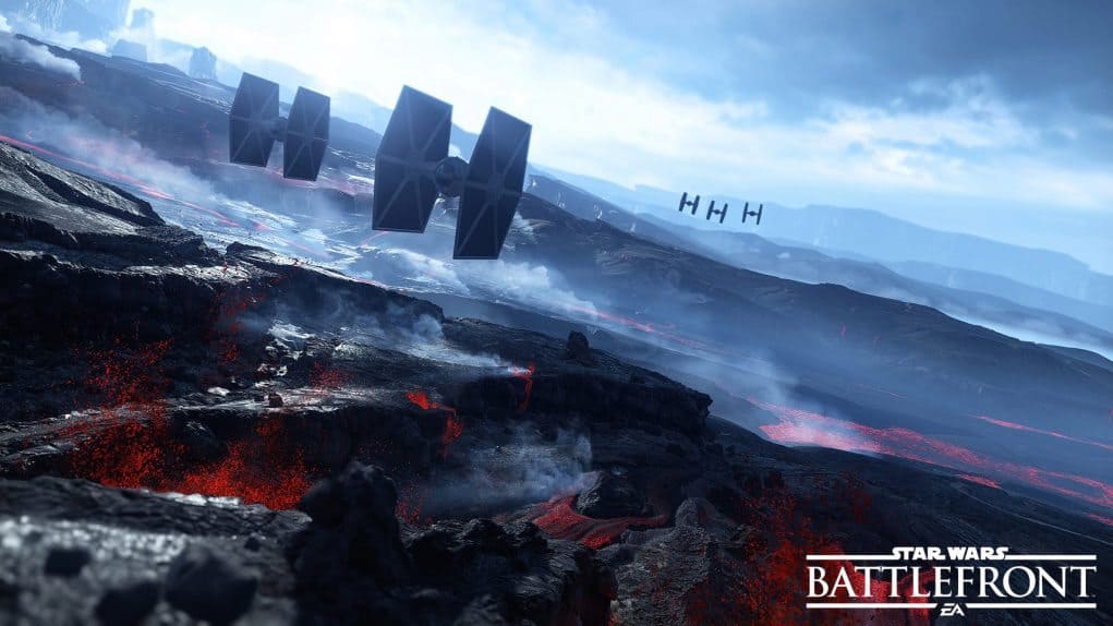 nuevo vídeo de 'star wars battlefront' y su modo 'fighter squadron mode'