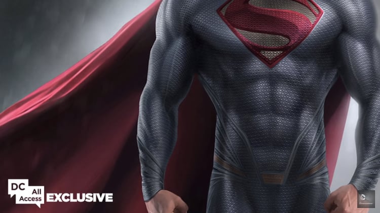 detalles traje superman (Batman v Superman)