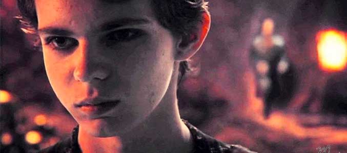 Robbie Kay interpreta a Peter Pan en Once Upon a Time