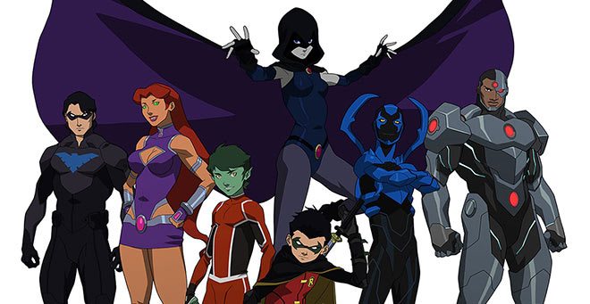 justice league teen titans