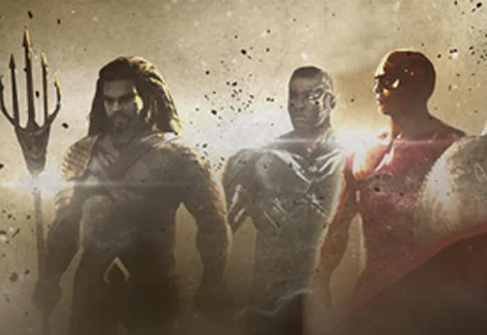 aquaman, cyborg y the flash