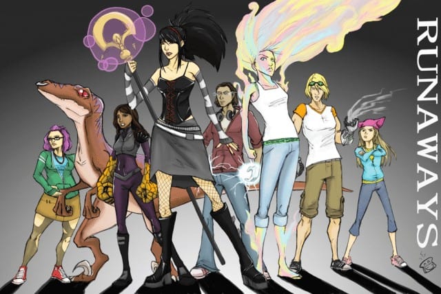 'runaways: verdaderos creyentes', adolescentes superpoderosos sin vigilancia paterna