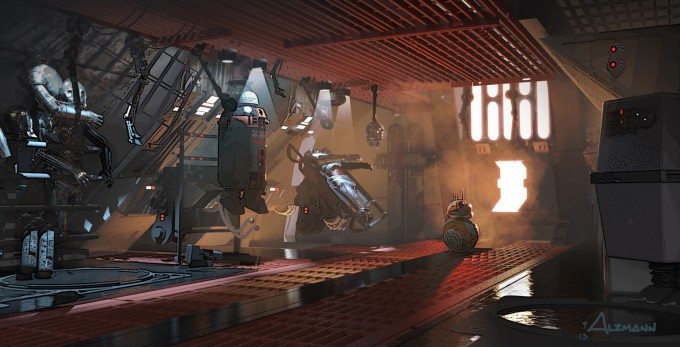 star wars the force awakens concept art ilm