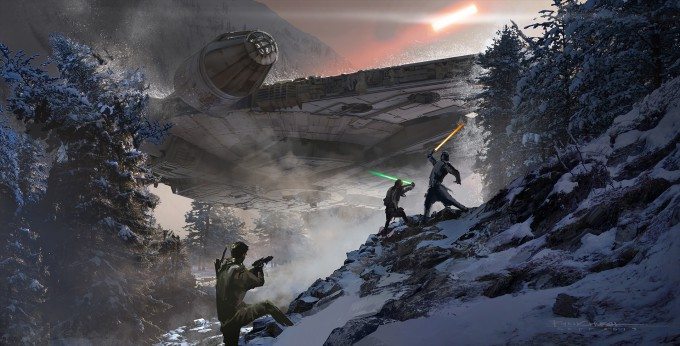 star wars the force awakens concept art ilm