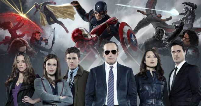 agentes de shield capitán américa: civil war