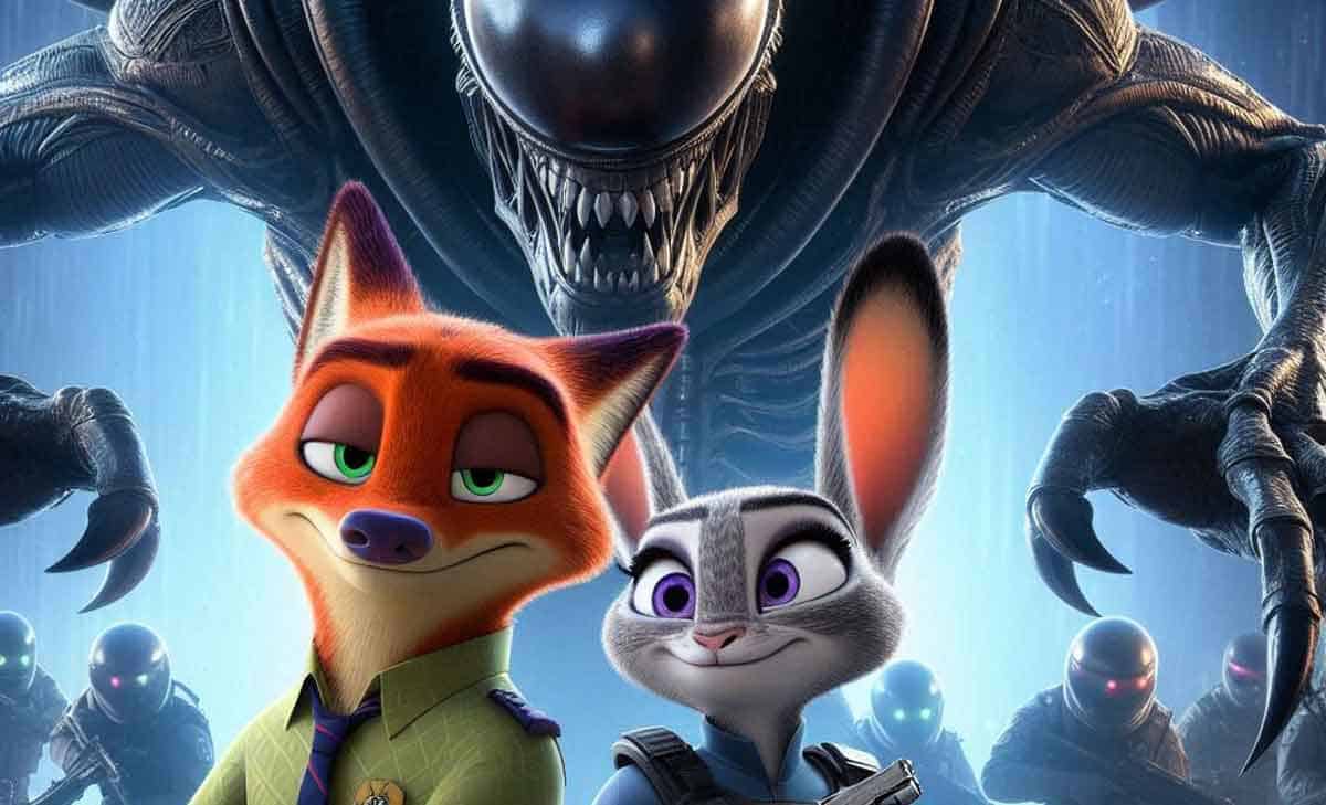 zootopia guiño xenomorfo alien