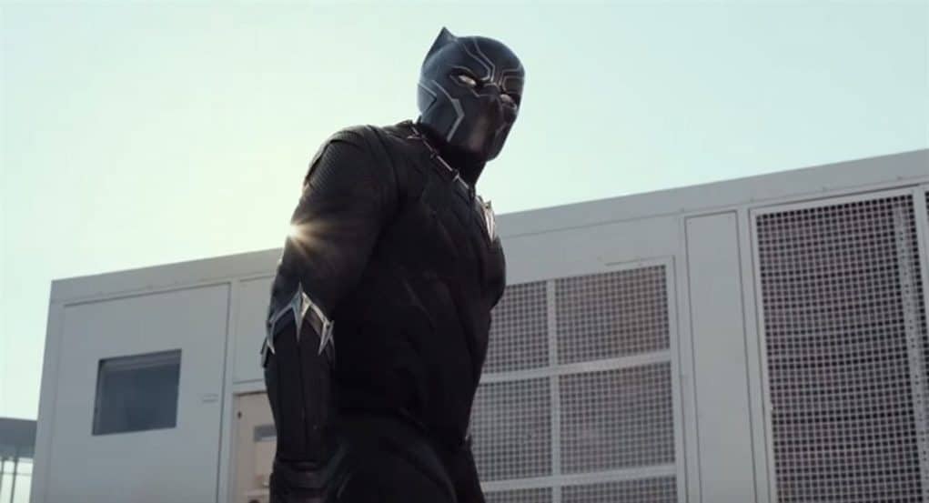 black panther en capitán américa: civil war