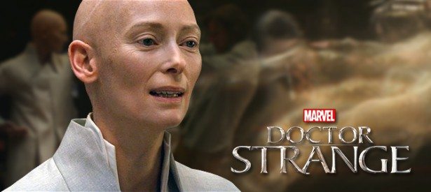 Tilda Swinton como El Anciano en 'Dr. Strange' tilda swinton como el anciano en 'dr. strange'