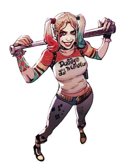 harley quinn (escuadron suicida) diseño 5