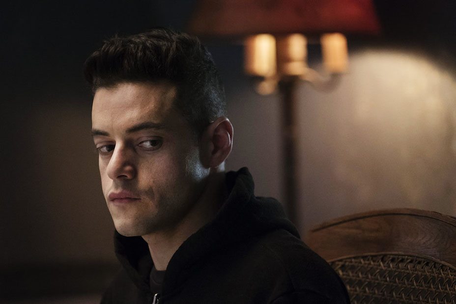MR. ROBOT -- "eps2.0_unmasking.zip" Episode 201 -- Pictured: Rami Malek as Eliot Alderson -- (Photo by: Peter Kramer/USA Network)