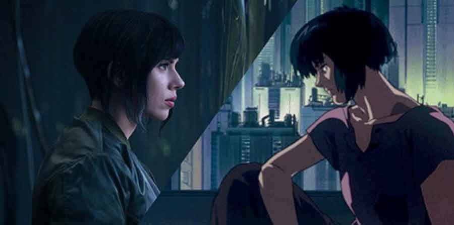 scarlett johansson en ghost in the shell