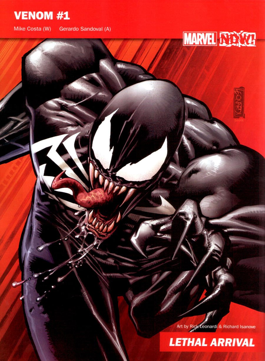 venom marvel now!